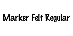 Marker Felt Regular Font