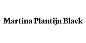 Martina Plantijn Black Font