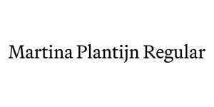 Martina Plantijn Regular Font