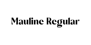 Mauline Regular Font