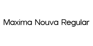 Maxima Nouva Regular Font
