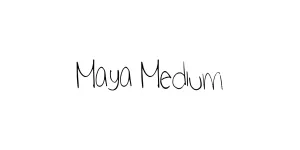 Maya Medium Font