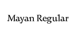 Mayan Regular Font