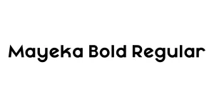 Mayeka Bold Regular Font