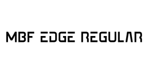 MBF Edge Regular Font