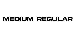 Medium Regular Font