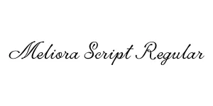 Meliora Script Regular Font