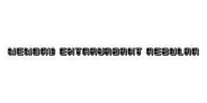Memory Extravagant Regular Font