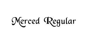 Merced Regular Font
