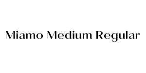 Miamo Medium Regular Font