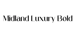 Midland Luxury Bold Font