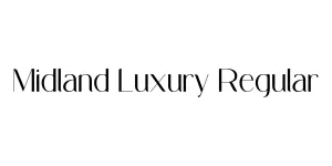 Midland Luxury Regular Font