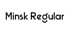 Minsk Regular Font