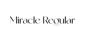 Miracle Regular Font