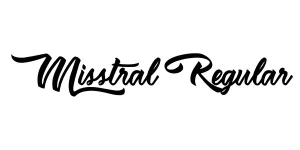 Misstral Regular Font