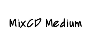 MixCD Medium Font