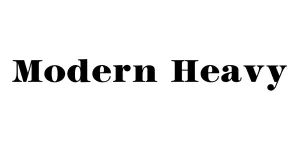 Modern Heavy Font