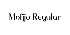 Mofijo Regular Font