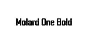 Molard One Bold Font