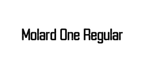 Molard One Regular Font