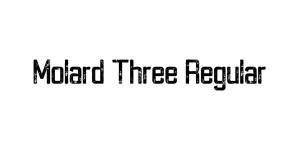 Molard Three Regular Font