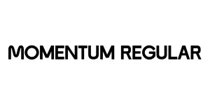 Momentum Regular Font