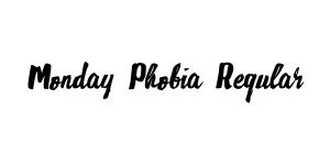 Monday Phobia Regular Font