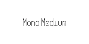 Mono Medium Font