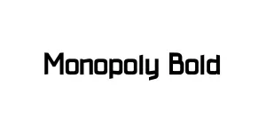 Monopoly Bold Font
