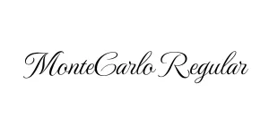 MonteCarlo Regular Font