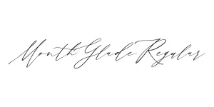 MonthGlade Regular Font