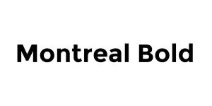 Montreal Bold Font