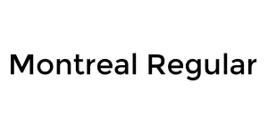 Montreal Regular Font