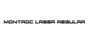Montroc Laser Regular Font