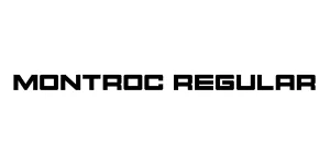 Montroc Regular Font