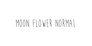 Moon Flower Normal Font