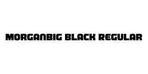 MorganBig Black Regular Font
