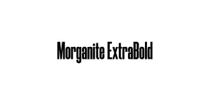Morganite ExtraBold Font