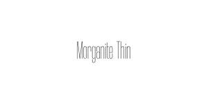 Morganite Thin Font