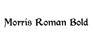 Morris Roman Bold Font
