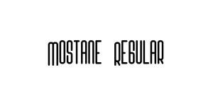 Mostane Regular Font