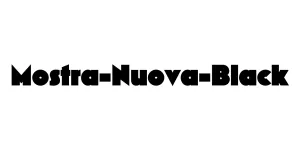 Mostra-Nuova-Black Font