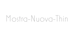 Mostra-Nuova-Thin Font