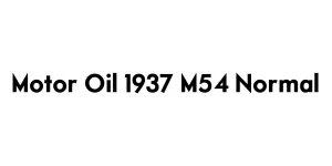 Motor Oil 1937 M54 Normal Font