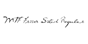 MTF Frozen Solid Regular Font