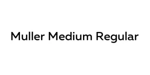 Muller Medium Regular Font