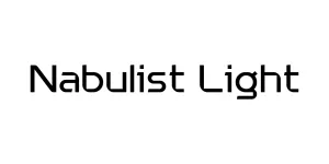 Nabulist Light Font