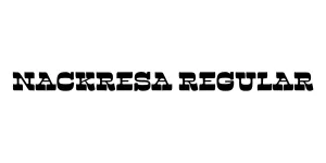 Nackresa Regular Font