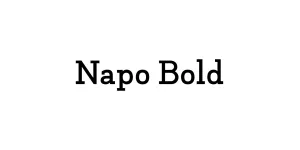 Napo Bold Font