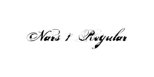 Nars 1 Regular Font
